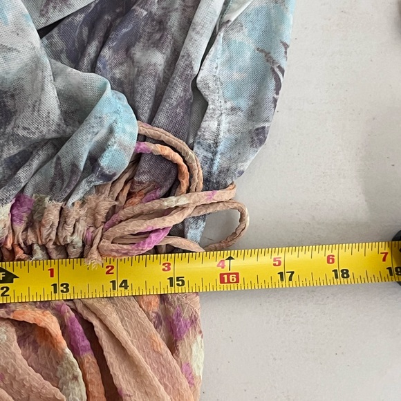 Free People Know Me Sz M Boho Hippie Maxi Top - Picture 11 of 15